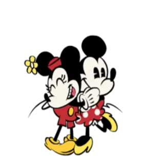 💑 3369d5d0 Mickey Mouse мультфильм, мышь, персонажи, классика, веселый, анимация, дисней, микки telegram sticker