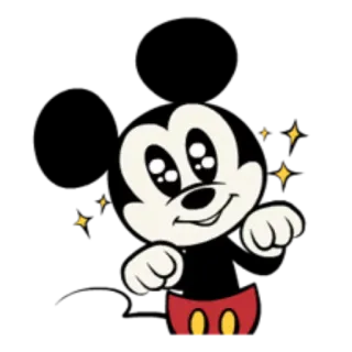 Микки и друзья @StikerDi telegram stickers