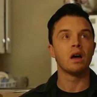 💣 ca4aa425 Ian Gallagher Shameless aktor, tv, shameless, terkejut, ian gallagher telegram sticker