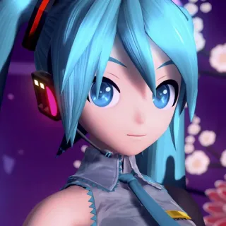 💧 8b8b7b5e Hatsune Miku vocaloid, アニメ, マンガ, 音楽, バーチャルアイドル, 青髪, かわいい telegram sticker