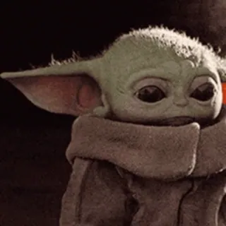 😐 d6d75aeb Baby Yoda The Mandalorian 베이비 요다, 그로구, 만달로리안, 스타워즈, 귀여운, 캐릭터, SF telegram sticker
