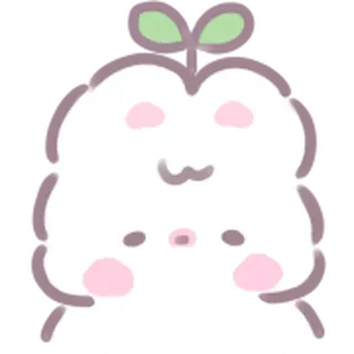 😑 996adabb かわいい, キュート, ブロブ, 柔らかい, 漫画, キャラクター telegram sticker