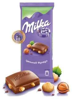 🍫 75ee399c Milka
содержит альпийское молоко
Цельный Фундук chocolade, Milka, hazelnoot, eten, snoep, dessert telegram sticker