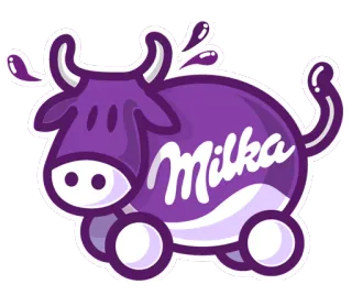 Шоколад Milka (@TgSticker) telegram stickers
