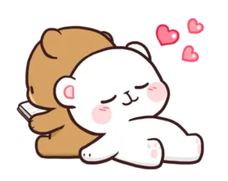 🤗 0e58d3ed fofo, ursos, amor, carinho, corações whatsapp sticker