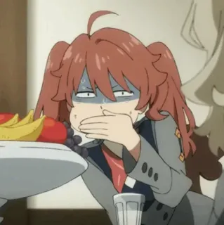 📂 793b112c anime, karakter, malu, makanan, meja, pisang, apel whatsapp sticker