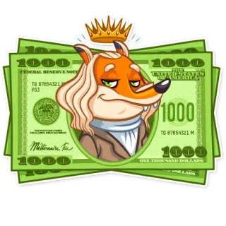 Millionaire Fox telegram stickers