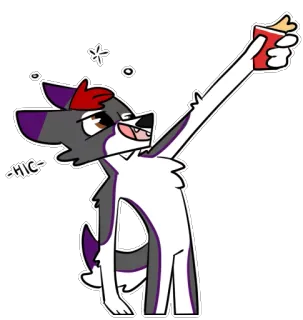 🍺 a12b947e HIC Sói, Nhân hóa, Phim hoạt hình, Đồ uống có cồn, Bữa tiệc, Say rượu telegram sticker