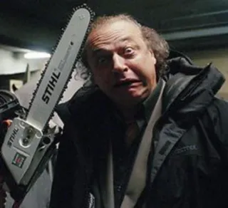 😱 7a91ce81 Gergaji mesin, Pria, Alat, Kekuatan, Menakutkan telegram sticker