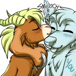 😚 cf612eba SMOOCH
You baiser, amour, affection, animaux, mignon, romantique telegram sticker