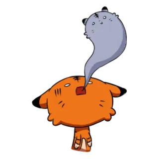 Milo The Tiger by @milkrre telegram stickers