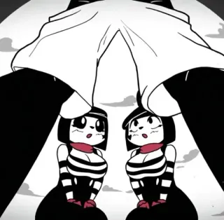 🍆 2ea6dd82 mime, cartoon, vrouw, voluptueus telegram sticker