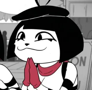 🙏 5c5d28f9 Mime, Cartoon, Kat, Baret, Stil, Entertainment, Voorstelling telegram sticker