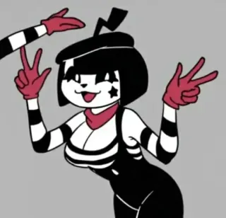 💃 eca21e7a Mime, Cartoon, Personage, Artiest, Gebaar, Entertainment telegram sticker