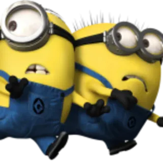 😳 029930ca Minions Despicable Me Minions, Ich Einfach Unverbesserlich, Cartoon, lustig, gelb telegram sticker