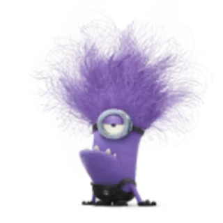 😞 5f2b5a04 Evil Minion Despicable Me 2 Minion, lila, Cartoon, Figur, Film, Ich Einfach Unverbesserlich telegram sticker