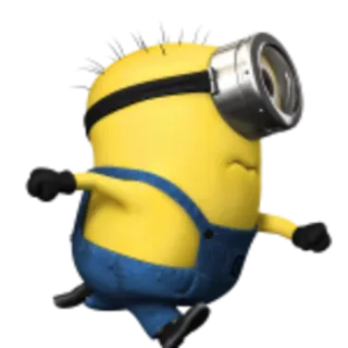 💖 9ada8e6d Minion Cartoon, Gelb, Figur, Lustig, Minions, Ich Einfach Unverbesserlich telegram sticker