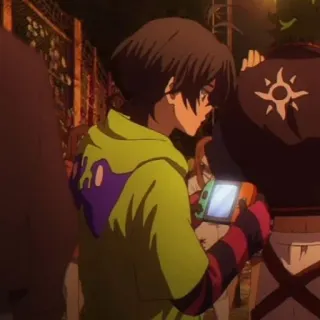 🕸 0db7f95d 动漫, 角色, 帽衫, 电子游戏, 漫画, 卡通 telegram sticker