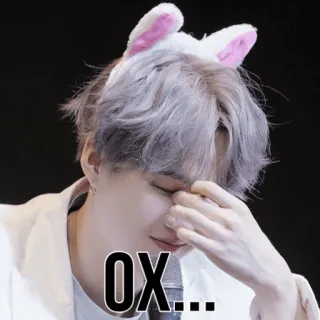 🤦‍♀️ 54118de6 OX... bunny ears, sad, emotional, crying, ox telegram sticker