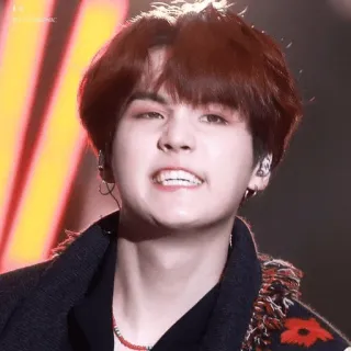 😼 af7ba1a0 Suga Suga, BTS, K-pop, musician, singer telegram sticker