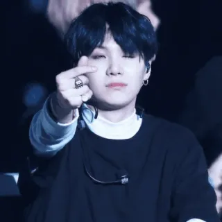 😍 cfdb49d9 Suga K-pop, BTS, Suga, Min Yoongi, idol, singer telegram sticker