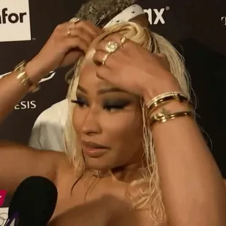 🍣 2102cd06 Nicki Minaj Ники Минаж, Рэпер, Знаменитость, Музыкант, Женщина whatsapp sticker