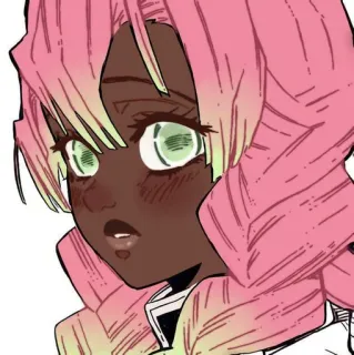 👀 82c90ef8 Mitsuri Kanroji Demon Slayer อนิเมะ, ดาบพิฆาตอสูร, มิตสึริ คันโรจิ, แฟนอาร์ต, มังงะ, การ์ตูน whatsapp sticker