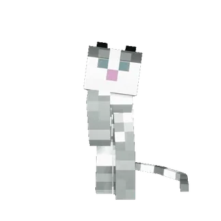 😈 e6cf9c1c Minecraft mèo, minecraft, trò chơi điện tử, pixel art, động vật, thú cưng telegram sticker