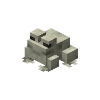 🐸 840f412e Minecraft minecraft, żaba, zwierzę, pikselowy telegram sticker