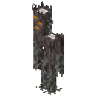 🪵 ed247f31 Minecraft Wither Minecraft gra, minecraft, wither, potwór, boss telegram sticker