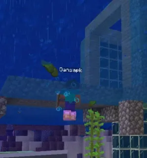 👱‍♂ e1c38828 Dansapk มายคราฟ, ใต้น้ำ, เกม, พิกเซลอาร์ต, วิดีโอเกม, แซนด์บ็อกซ์ whatsapp sticker