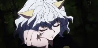 🤨 38c72fc4 Neferpitou Hunter x Hunter Anime, Gatto, Personaggio, Neferpitou telegram sticker