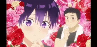 😳 bf842d36 anime, romantico, rose, illustrazione, cartoni animati telegram sticker