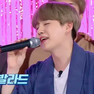 🦔 4c147fa8 발라드 chanteur, micro, homme, performance, musique, k-pop telegram sticker