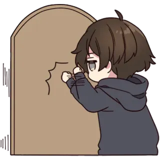 Менхера-кун 5 @nyasticks telegram stickers