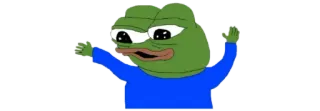 ☘ 80a8bfb6 Pepe the Frog Pepe, ếch, meme, văn hóa internet, hoạt hình, nhân vật telegram sticker