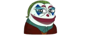 ☘ 9034a631 Joker Joker, Chú hề, Meme, Pepe, Kekistan, Mặt hề, ếch buồn telegram sticker