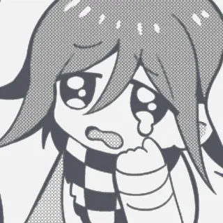 🏁 5cd1a767 Kokichi Oma Danganronpa 애니메이션, 만화, 캐릭터, 단간론파, 오마 코키치, 우는, 슬픈, 감정 telegram sticker