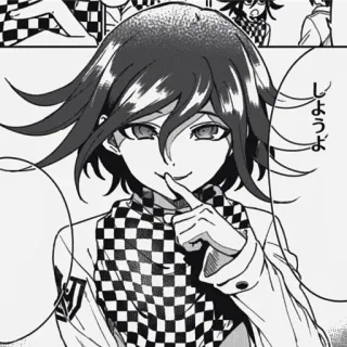 🏁 87c34e42 Kokichi Oma Danganronpa しょうっよ 애니메이션, 만화, 단간론파, 코키치 오마, 캐릭터, 소설 telegram sticker