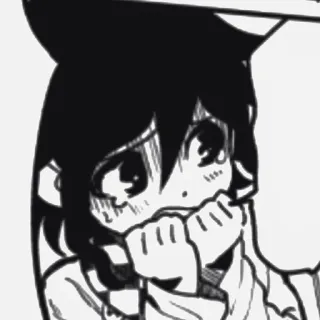 🏁 98ad692b 애니메이션, 만화, 만화, 귀여운, 카와이, 소녀, 고양이 귀 telegram sticker