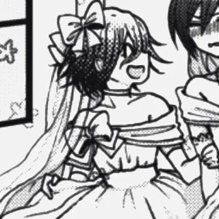 🏁 9fbf3b19 애니메이션, 만화, 웨딩드레스, 캐릭터, 일러스트, 그림 telegram sticker