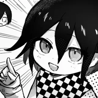 🏁 fb6c231b Kokichi Oma Danganronpa 애니메이션, 만화, 단간론파, 오마 코키치, 캐릭터, 가리키기 telegram sticker