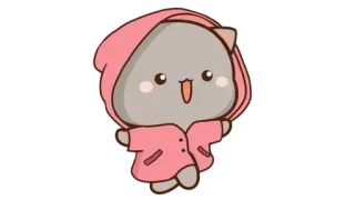 😍 9de06f14 каваи, милый, животное, кот, мультфильм telegram sticker