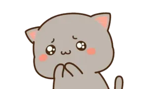 🍩 bf8165c1 кот, милый, каваий, очаровательный, животное, наклейка telegram sticker