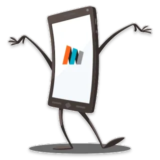 😄 4a41c490 phone, cartoon, mobile, technology, device, sticker telegram sticker