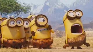 😳 eda835cf Minions minionki, kreskówka, zabawne, postacie, animowane, film telegram sticker