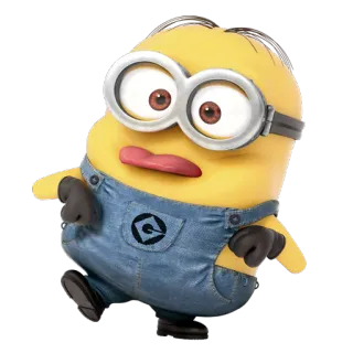 😛 020db545 Minion Despicable Me minion, despicable me, cartoon, funny, character whatsapp sticker