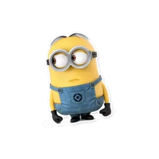 👀 6be46046 Minion Despicable Me cartoon, minion, funny, yellow, character, cute whatsapp sticker