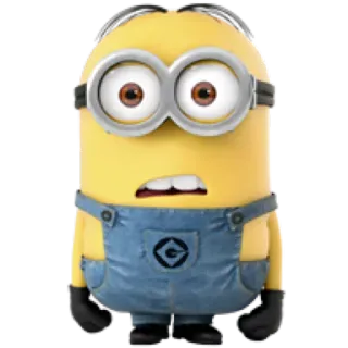 😧 e5357e55 Minion minion, cartoon, yellow, character, despicable me whatsapp sticker