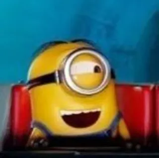 😹 af343378 Minion Despicable Me dibujos animados, película, amarillo, personaje, divertido telegram sticker